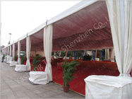 20M Span Large Outdoor Party Tents For Rent , Aluminium Frame White Party Marquee