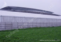 Anodized Aluminum Alloy Frame Clear Span Structures with UV Repellent Fabric Cover