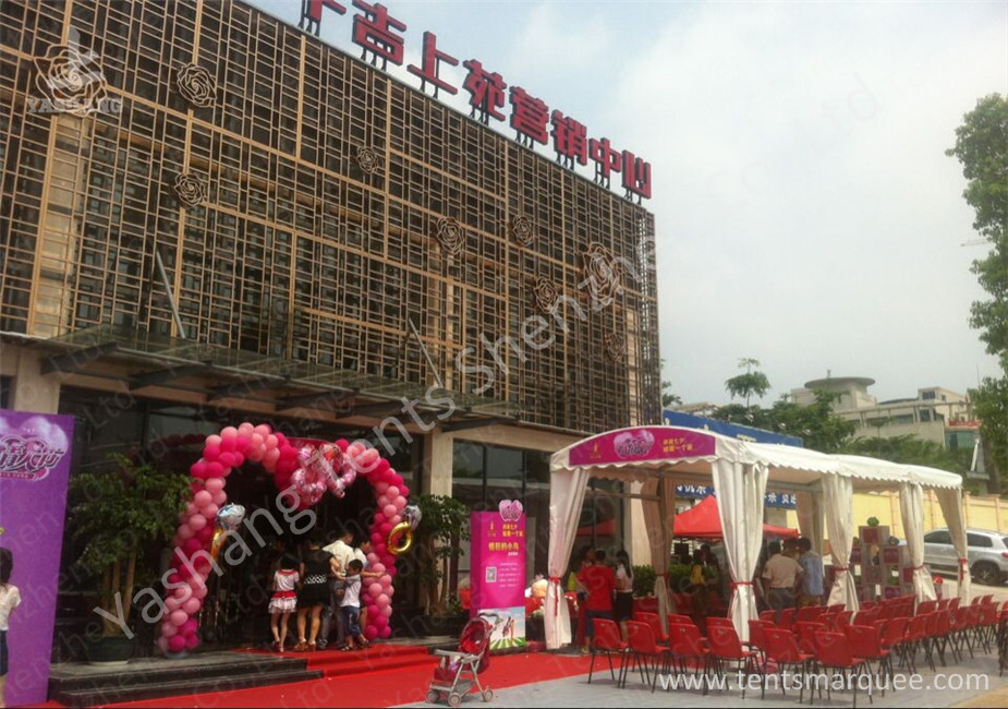 Outdoor Arc Shape PVC Fabric Cover Aluminum Alloy Event Tent for Valentine's Day