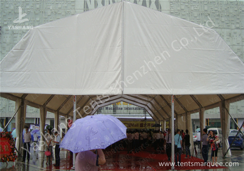 Double Pitch Roof Hard Extruded Aluminium Frame Tents , 15 x 40M Outdoor Party Tents