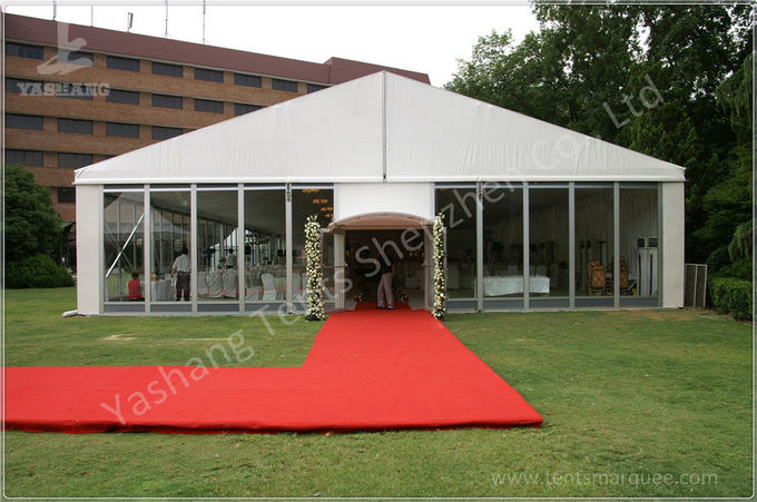 Ενοίκιο σκηνών συμποσίου σκηνών δεξίωσης γάμου 350 Seater με τους σαφείς τοίχους γυαλιού